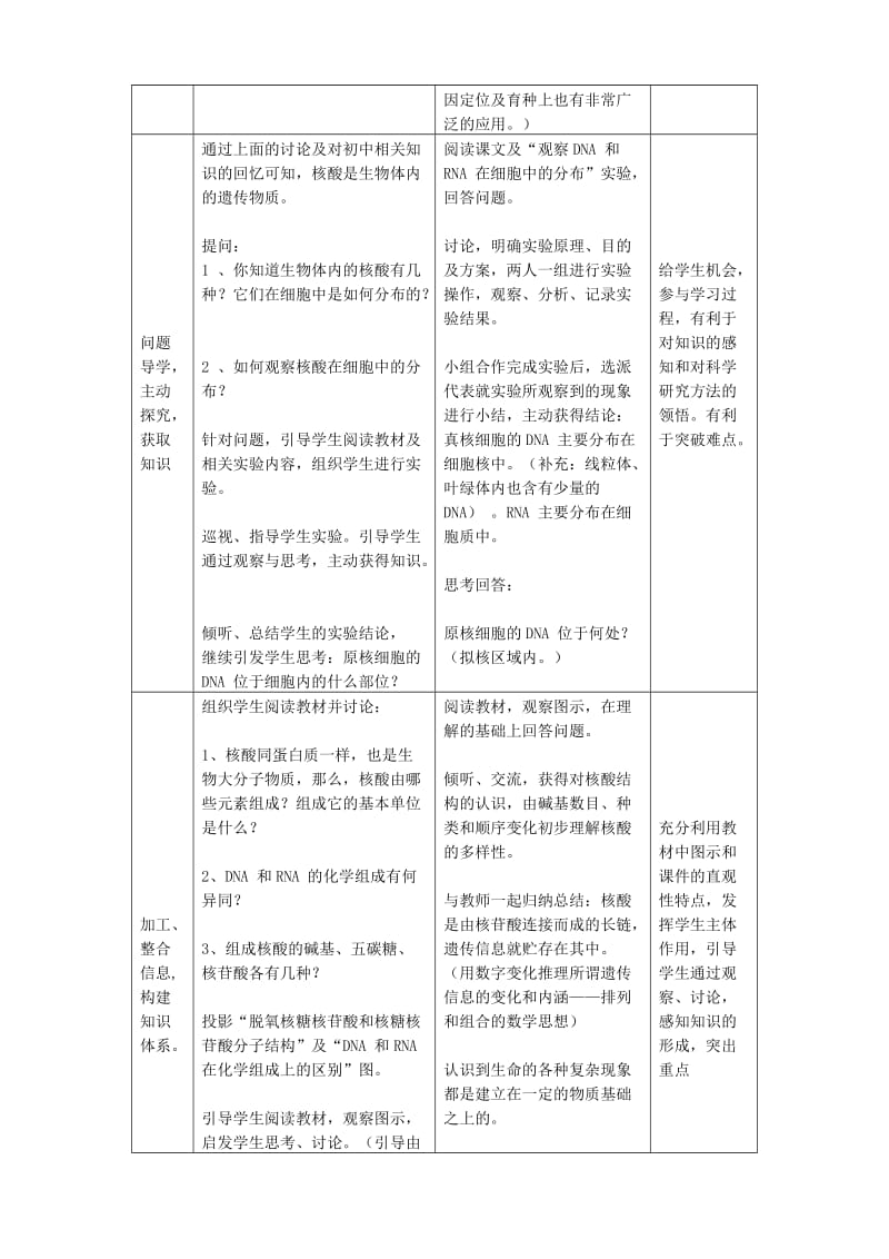 2019-2020年高中生物 《遗传信息的携带者——核酸》教案13 新人教版必修1.doc_第3页