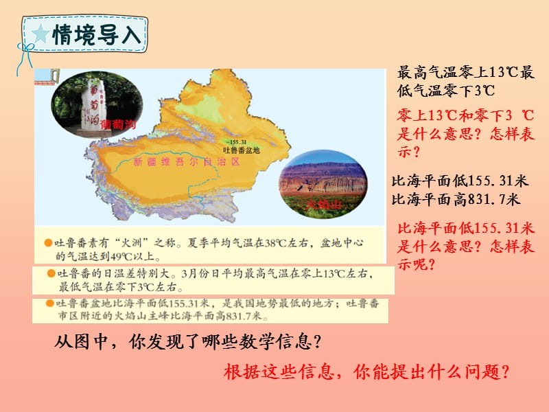 五年级数学下册 第1章 中国的热极—认识负数课件 青岛版六三制.ppt_第2页