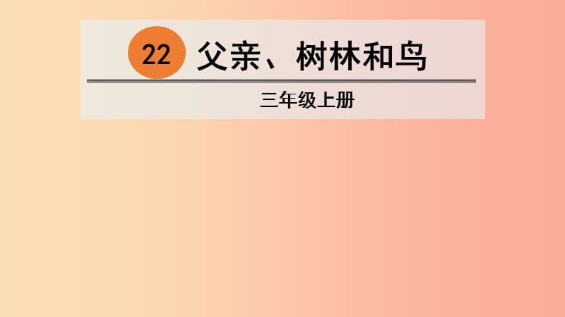 三年级语文上册第7单元22父亲树林和鸟课件3新人教版.ppt_第2页