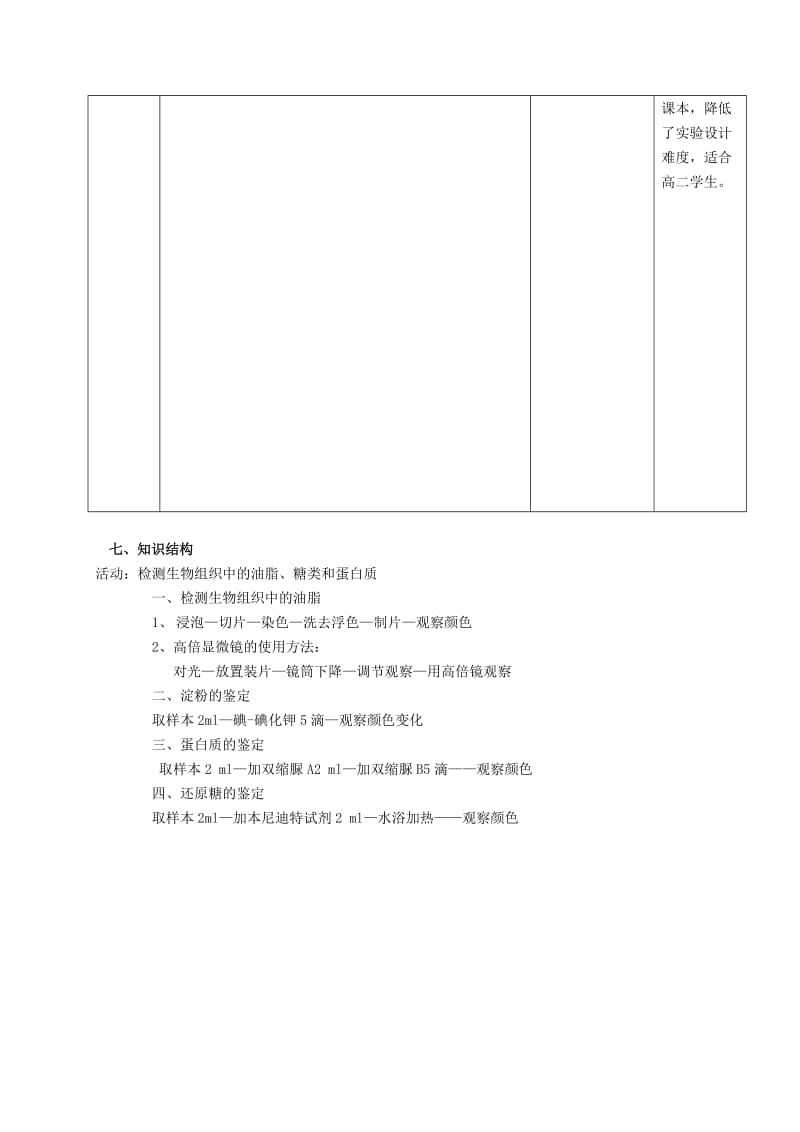 2019-2020年高中生物《细胞与分子》教案1 浙教版必修1.doc_第3页