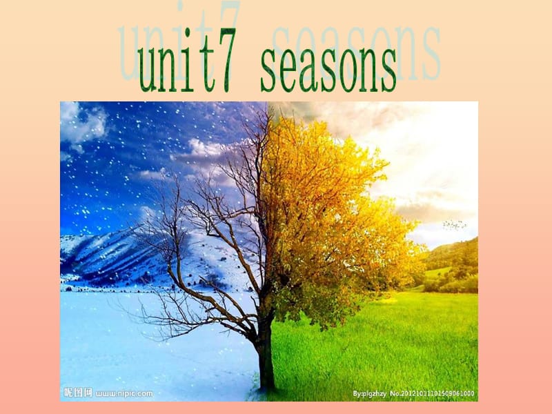 2019春四年级英语下册 Unit 7《Seasons》课件2 （新版）闽教版.ppt_第1页