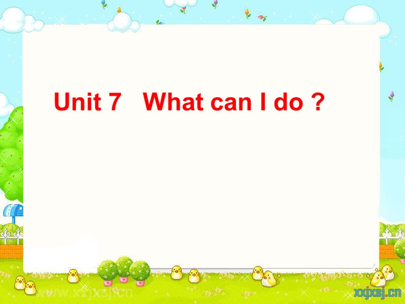 六年级英语上册 Unit 7 What can I do课件2 湘少版.ppt_第1页