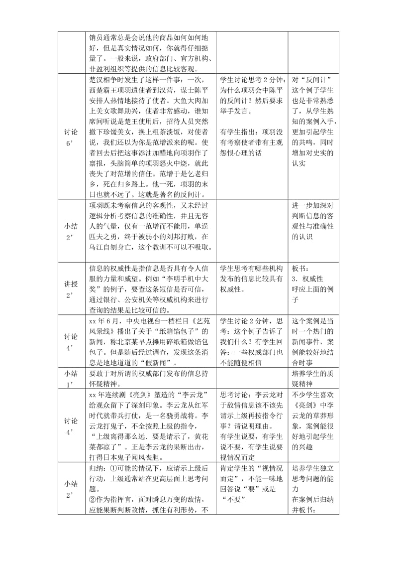 2019-2020年高中信息技术 信息价值的判断教案2 沪教版必修1.doc_第3页