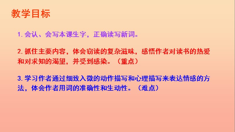 六年级语文下册 第六单元 25 窃读记课件 语文S版.ppt_第3页