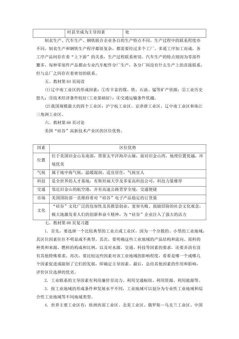 2019-2020年高中地理第三章生产活动与地域联系第二节工业区位检测中图版必修.doc_第2页