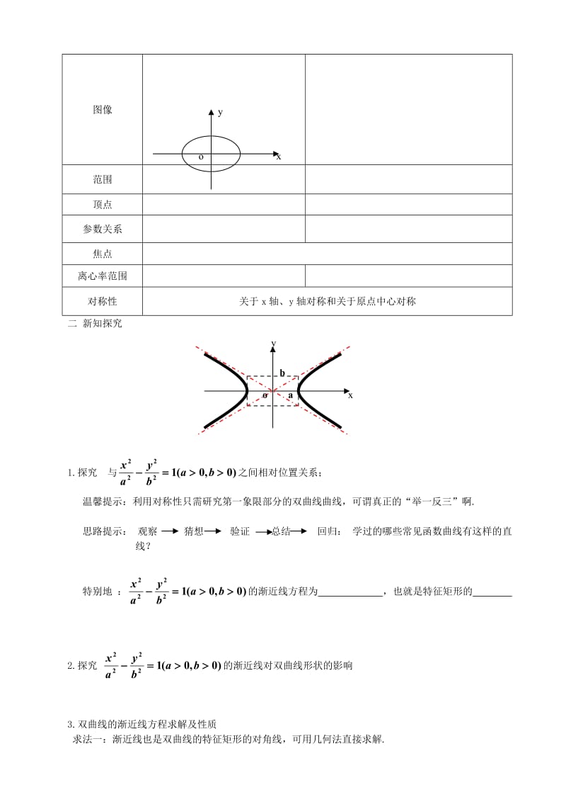 2019-2020年高中数学 双曲线的几何性质教案 新人教A版选修2.doc_第2页