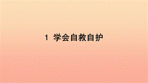 三年級道德與法治下冊 第一單元 珍愛生命 1學(xué)會自救自護(hù)（第1課時）課件 蘇教版.ppt