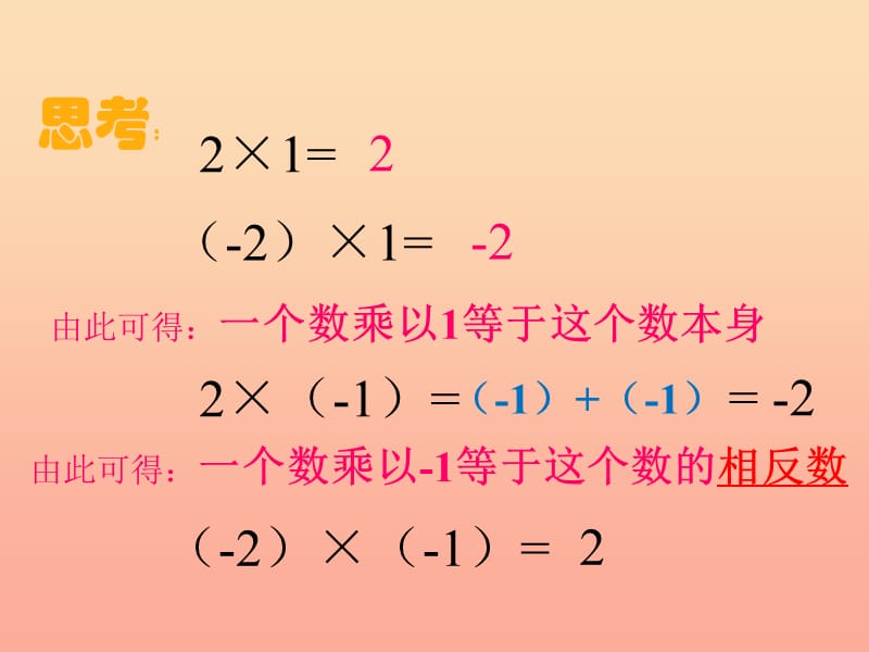 上海市松江区六年级数学下册 5.6 有理数的乘法（1）课件 沪教版五四制.ppt_第2页