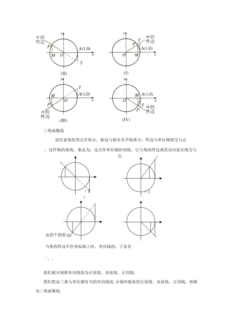 2019-2020年高中数学 1.2.1《任意角的三角函数》教学设计（2） 新人教A版必修4.doc_第3页