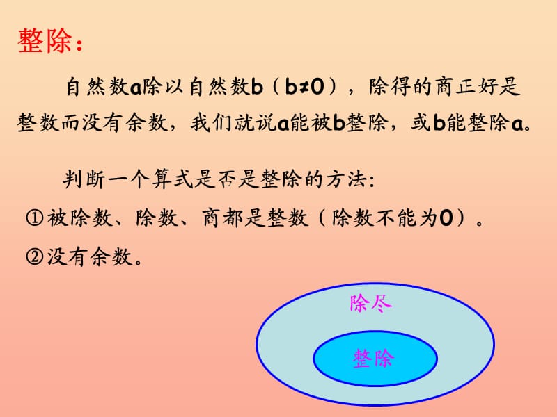 六年级数学下册 6《整理与复习》第五课时 数和代数（数的整除）课件 新人教版.ppt_第3页