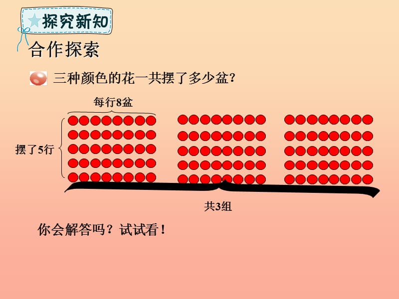 三年级数学下册 第4章 绿色生态园—解决问题 第1课时 解决问题课件 青岛版六三制.ppt_第3页