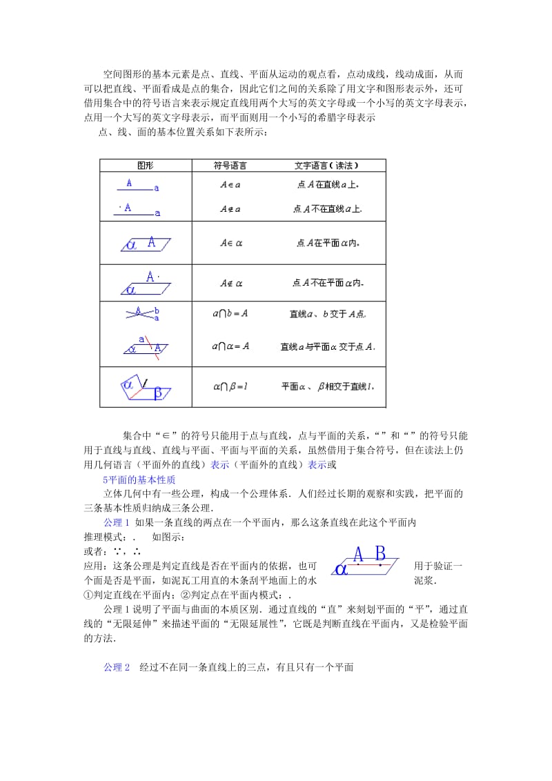 2019-2020年高中数学《空间点直线平面之间的位置关系》教案6新人教A版必修2.doc_第2页