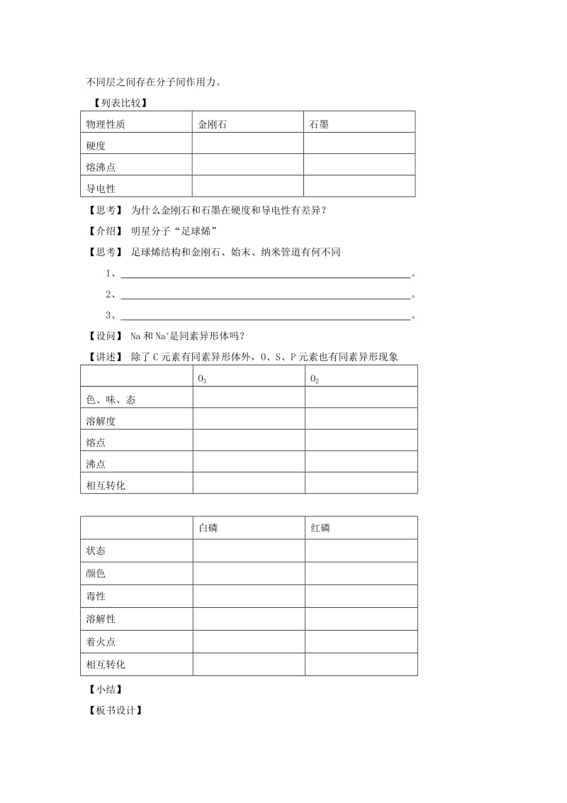 2019-2020年高中化学《从微观结构看物质的多样性》教案9 苏教版必修2.doc_第2页