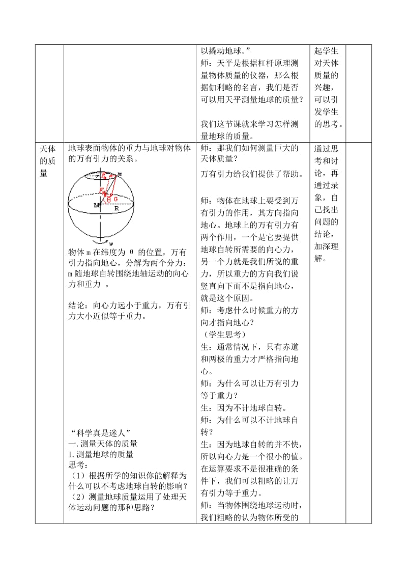 2019-2020年高中物理《万有引力理论的成就》教案5 新人教版必修2.doc_第2页