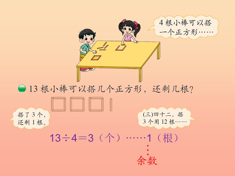 二年级数学下册 一《除法》2 搭一搭一课件2 北师大版.ppt_第2页