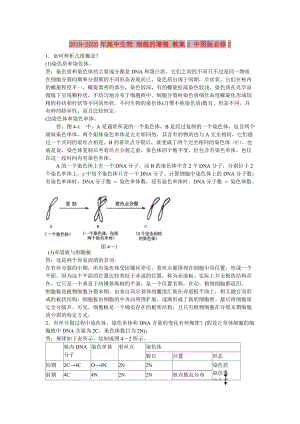 2019-2020年高中生物 細(xì)胞的增殖 教案2 中圖版必修2.doc