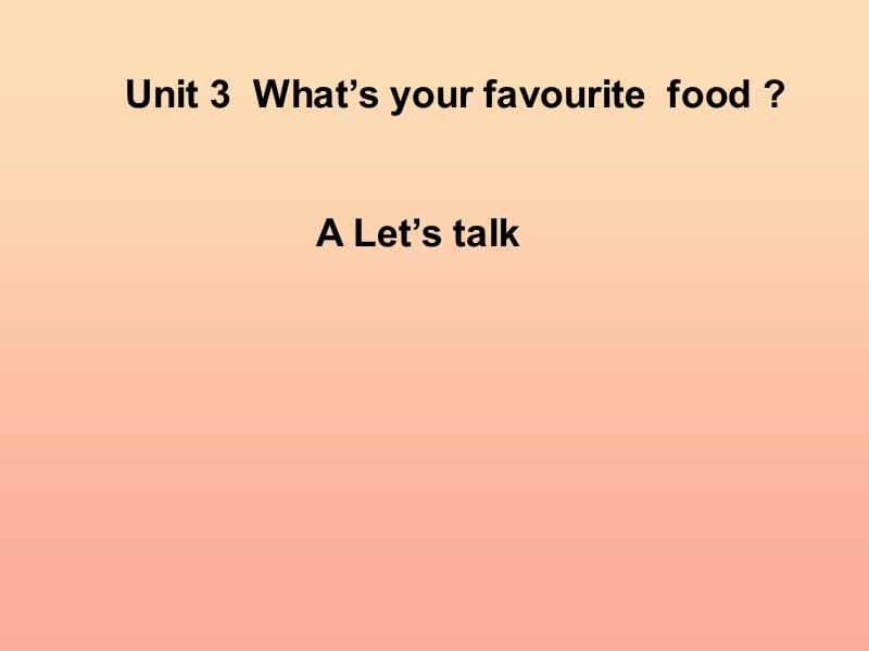 五年级英语上册 Unit3 What would you like Part A Lets talk课件2 人教PEP.ppt_第1页