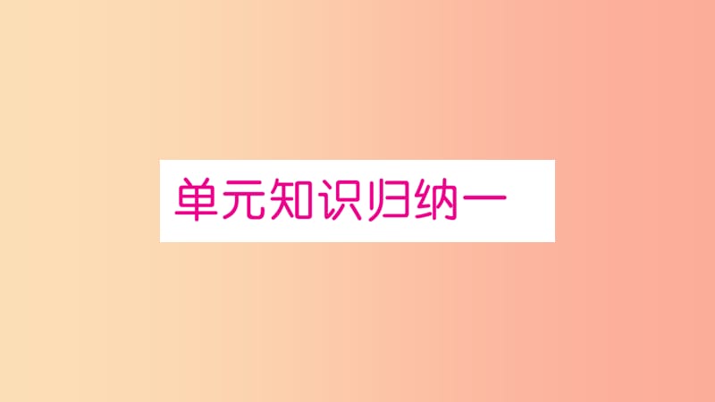 三年级语文上册 1《大青树下的小学》单元知识归纳课件 新人教版.ppt_第1页