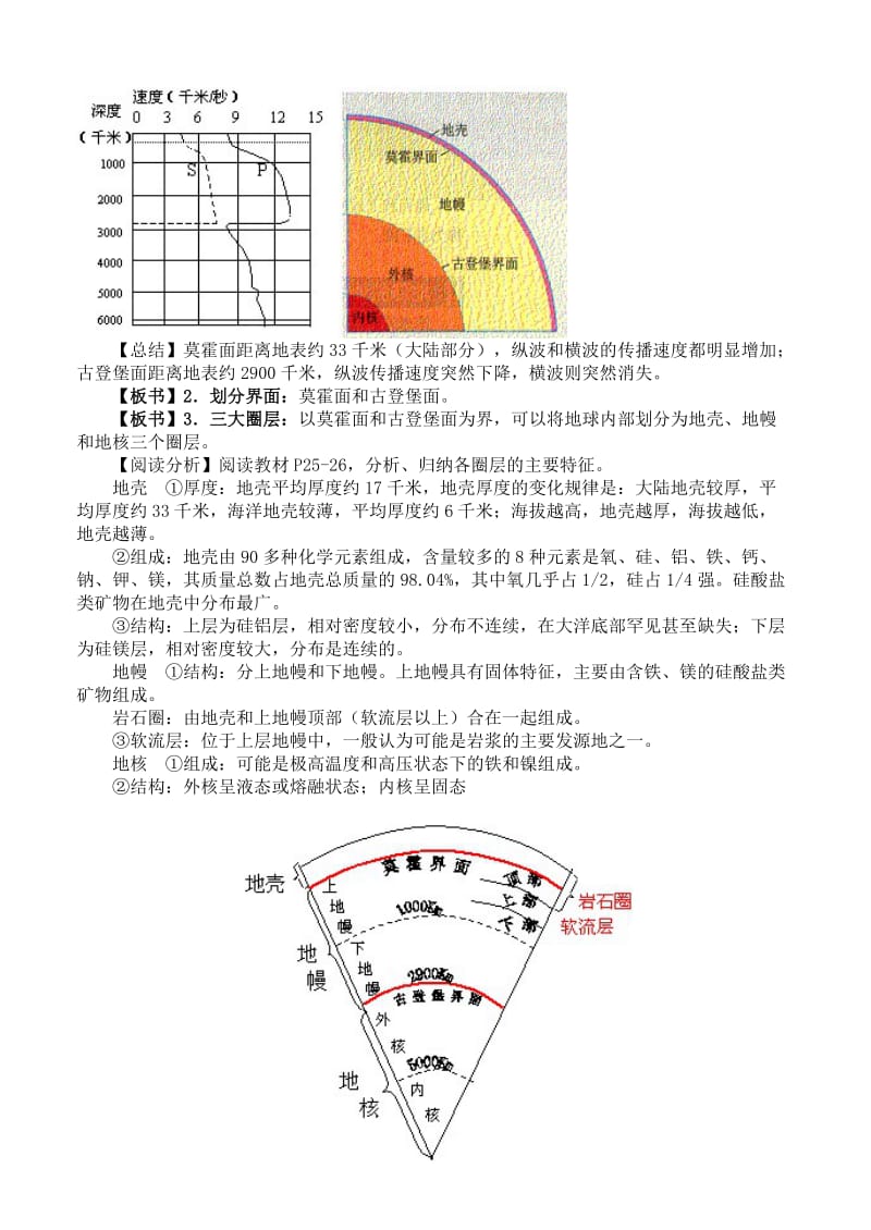 2019-2020年高中地理 1.4 地球的圈层结构教案 湘教版必修1.doc_第2页