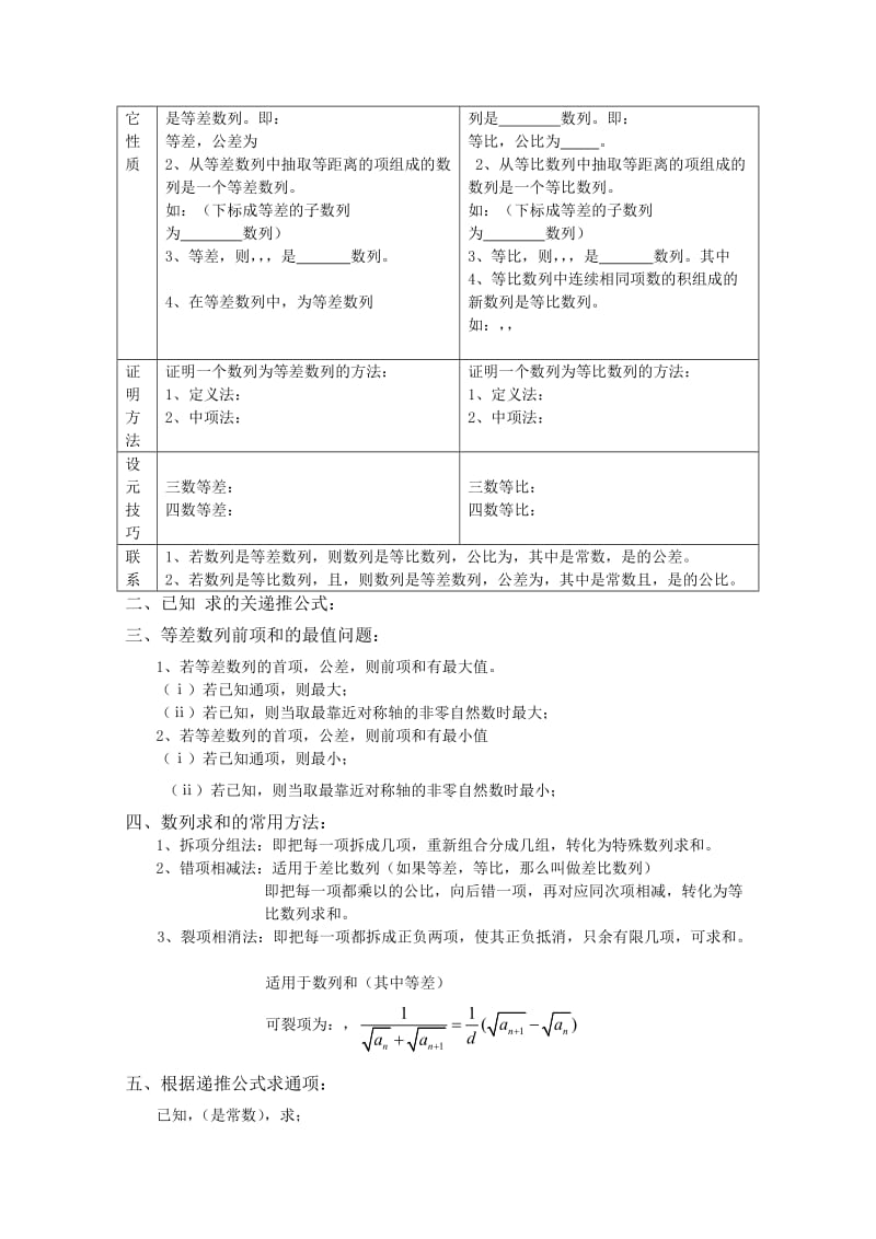 2019-2020年高中数学 数列基础知识教案 新人教B版.doc_第3页