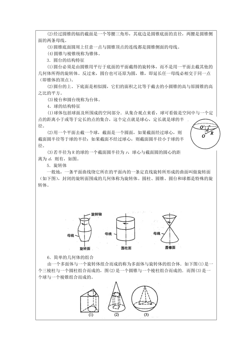 2019-2020年高中数学 圆柱、圆锥、圆台和球教学案 苏教版必修2　.doc_第2页