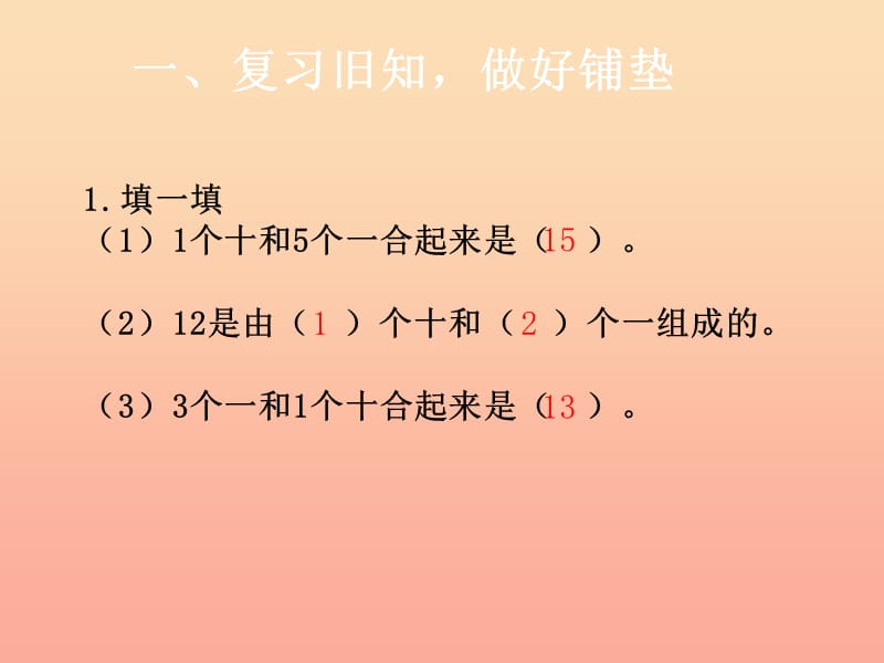 2019秋一年级数学上册 第6单元 11-20各数的认识（10加几、十几加几及其减法）课件 新人教版.ppt_第2页