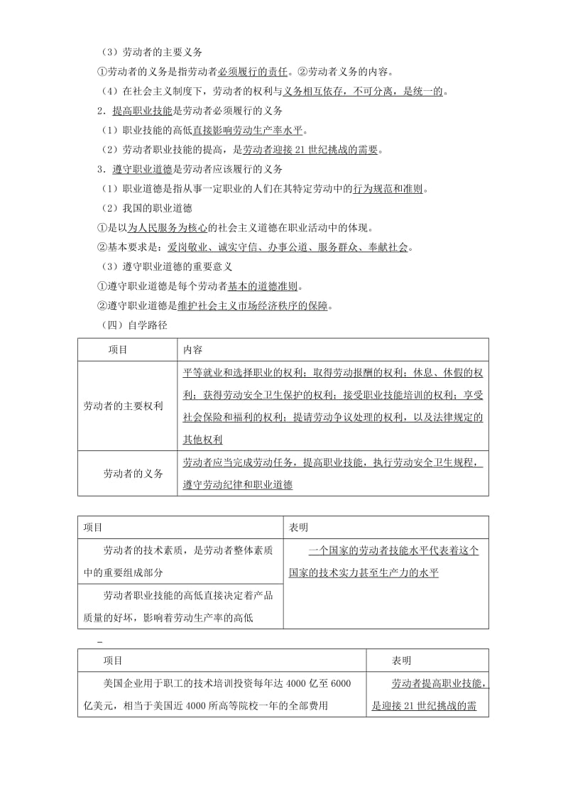 2019-2020年高一政治劳动者的基本权利和义务.doc_第2页