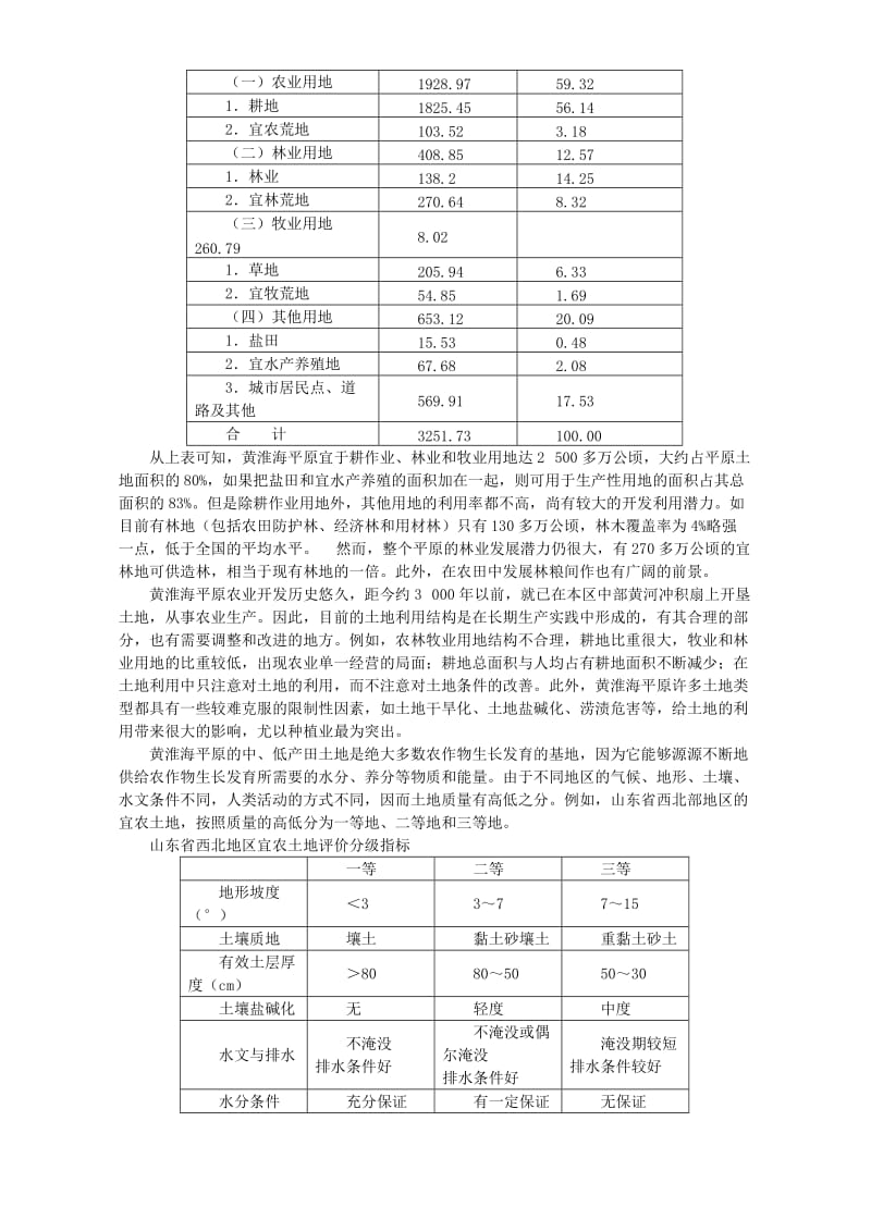 2019-2020年高二地理下学期农业低产区的治理-以黄淮海平原为例.doc_第2页