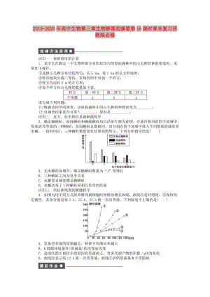 2019-2020年高中生物第三章生物群落的演替第16課時(shí)章末復(fù)習(xí)蘇教版必修.doc