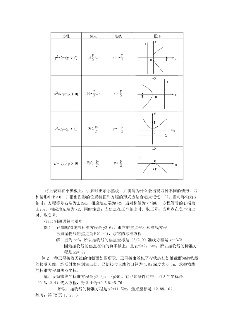 2019-2020年高中数学《2.4.1抛物线及标准方程》教案 新人教A版选修2-1.doc_第2页