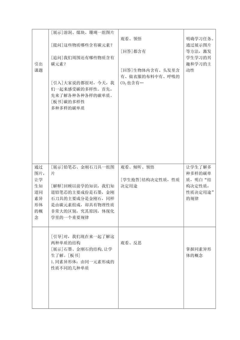 2019-2020年高中化学《碳的多样性》教案4 鲁科版必修1.doc_第2页