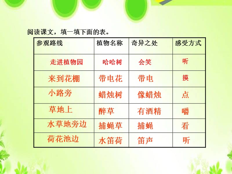 三年级语文下册 第4单元 15《奇异的植物世界》课件3 语文S版.ppt_第3页