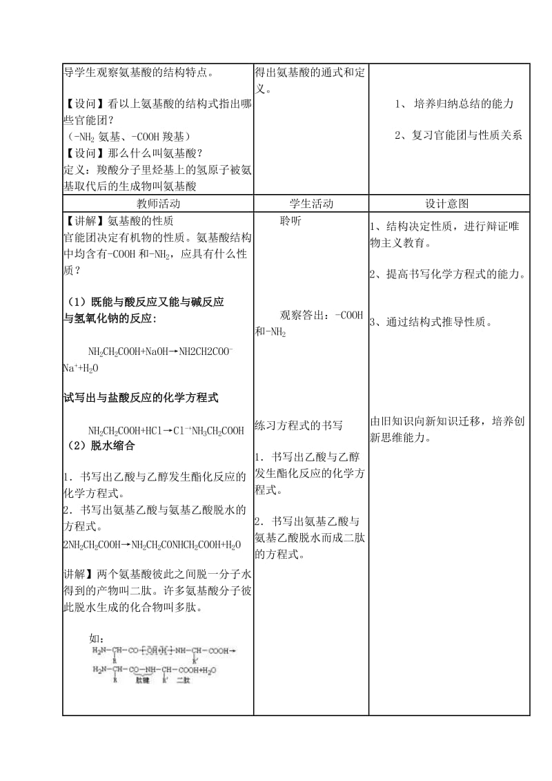 2019-2020年高中化学 第一章第三节 生命的基础—蛋白质教案（4） 新人教版选修1.doc_第2页