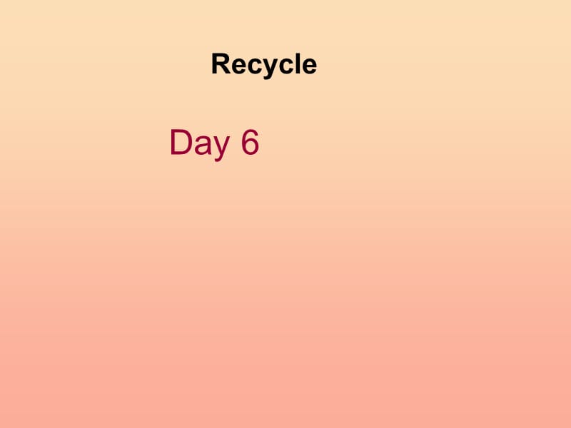 2019春六年级英语下册《Recycle Mike’s happy days》（day 6-8）课件 人教PEP版.ppt_第1页