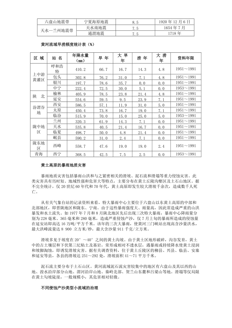 2019-2020年高二地理下学期水土流失的治理-以黄土高原为例.doc_第3页