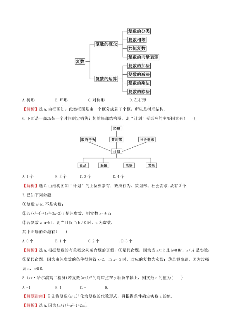 2019-2020年高中数学第三章数系的扩充与复数的引入第四章框图单元质量评估新人教A版选修.doc_第2页