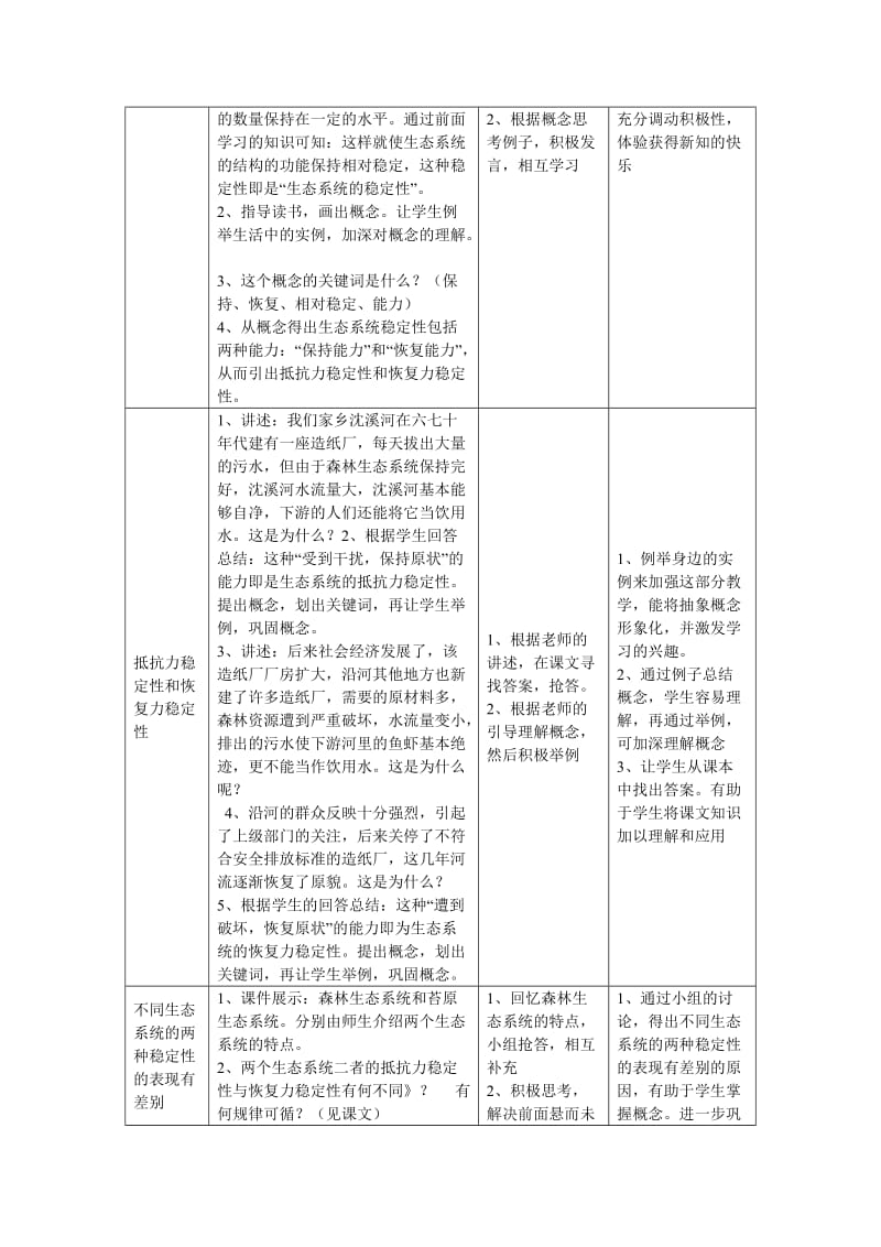 2019-2020年高中生物《生态系统的稳定性》教案8 中图版必修3.doc_第3页