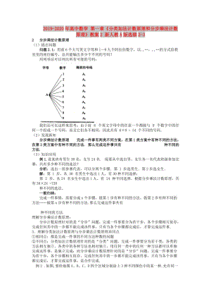 2019-2020年高中數(shù)學(xué) 第一章《分類加法計(jì)數(shù)原理和分步乘法計(jì)數(shù)原理》教案2 新人教A版選修2-3.doc