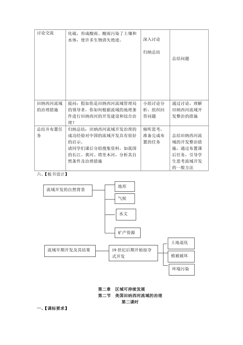 2019-2020年高中地理 2.2《美国田纳西河流域的治理》教案2 中图版必修3.doc_第3页