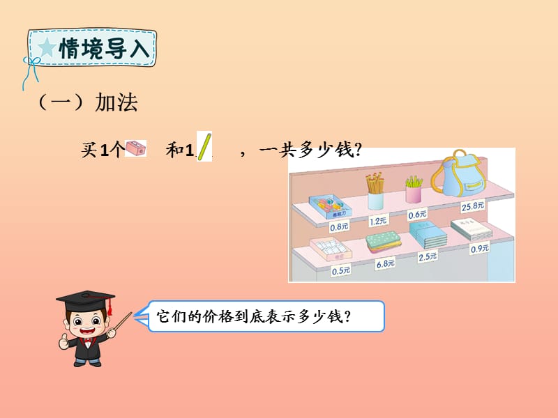 三年级数学下册 第7章 小数的初步认识 第3课时 简单的小数加、减法课件 新人教版.ppt_第3页