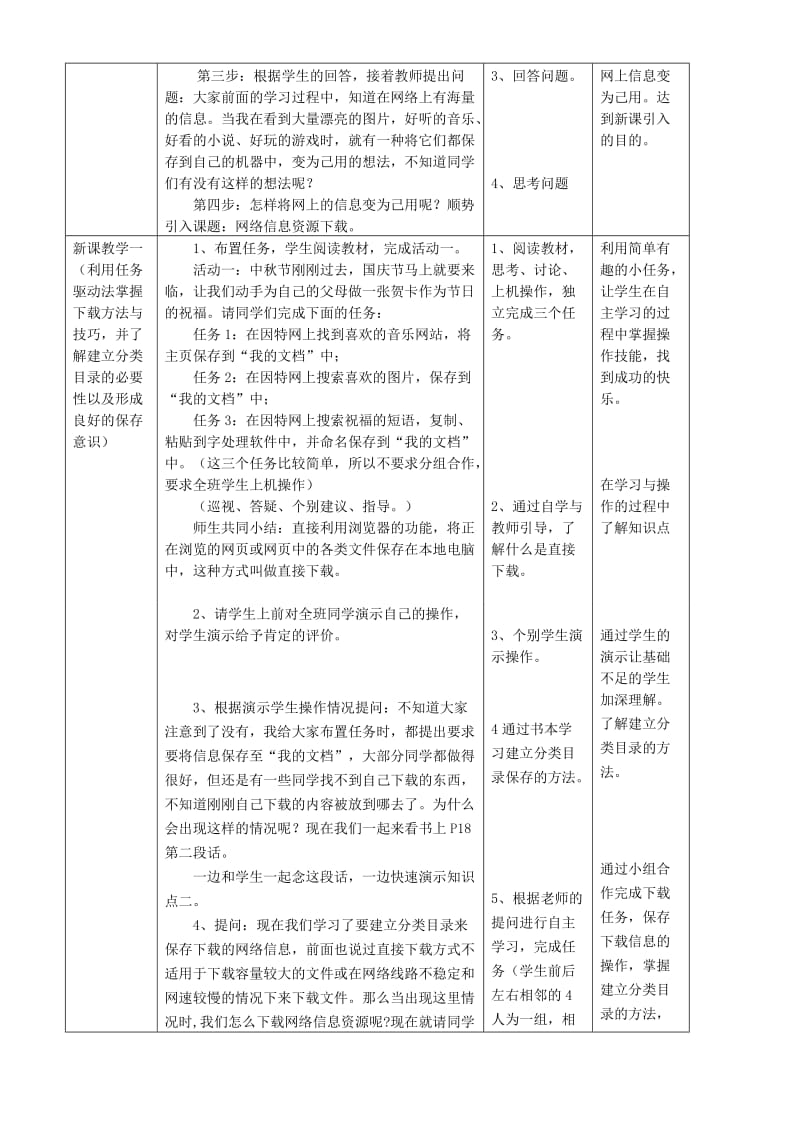 2019-2020年高中信息技术 《网络信息资源下载》教案 教科版选修3.doc_第3页