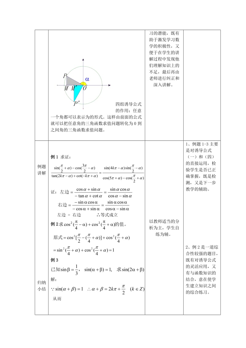2019-2020年高中数学 1.2.4《诱导公式》教案 新人教A版必修4.doc_第2页