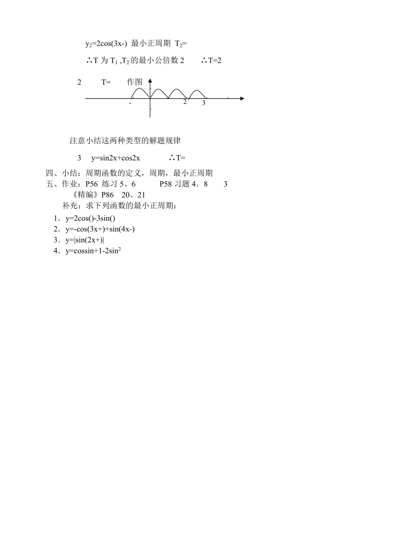 2019-2020年高中第一册(下)数学正弦函数、余弦函数的性质--周期性.doc_第2页