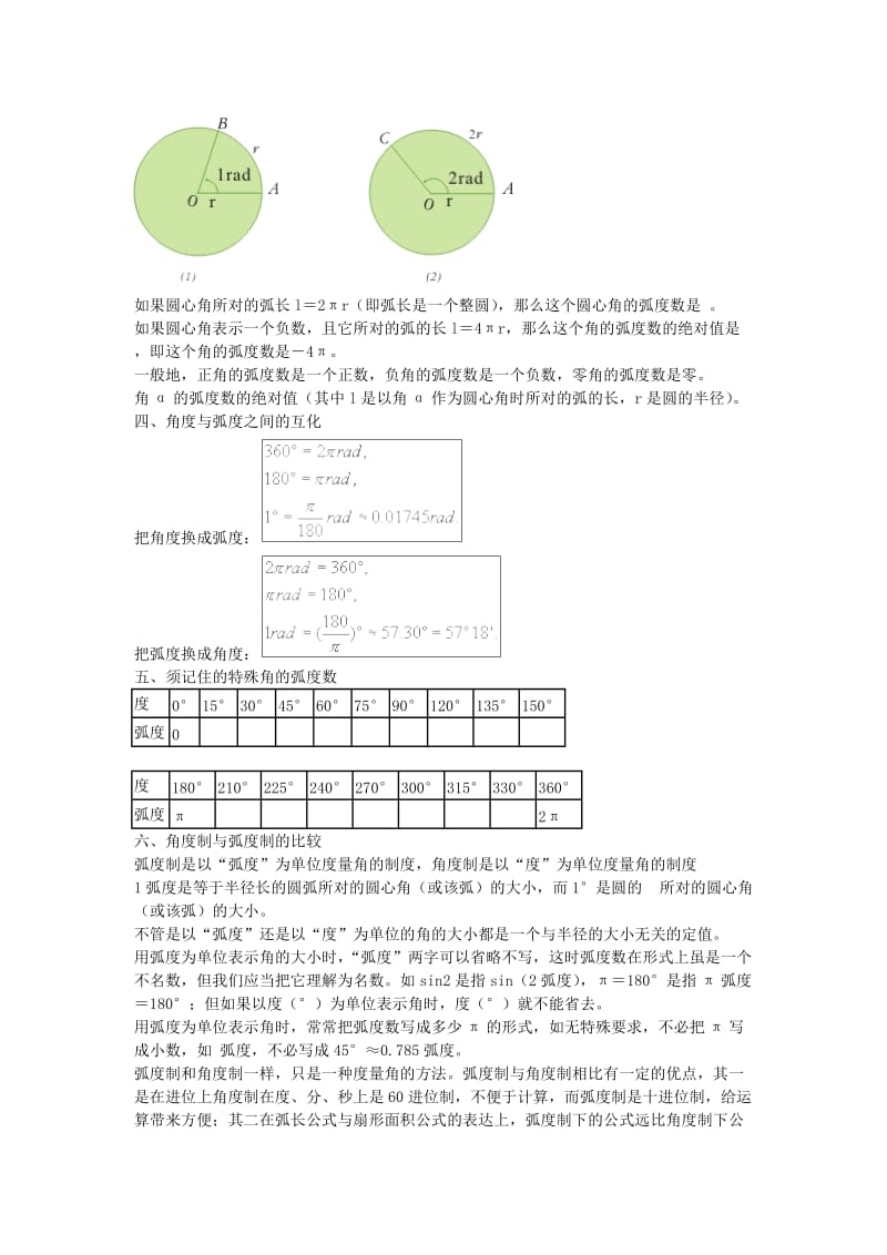 2019-2020年高中数学《任意角和弧度制》教案4新人教A版必修4.doc_第2页