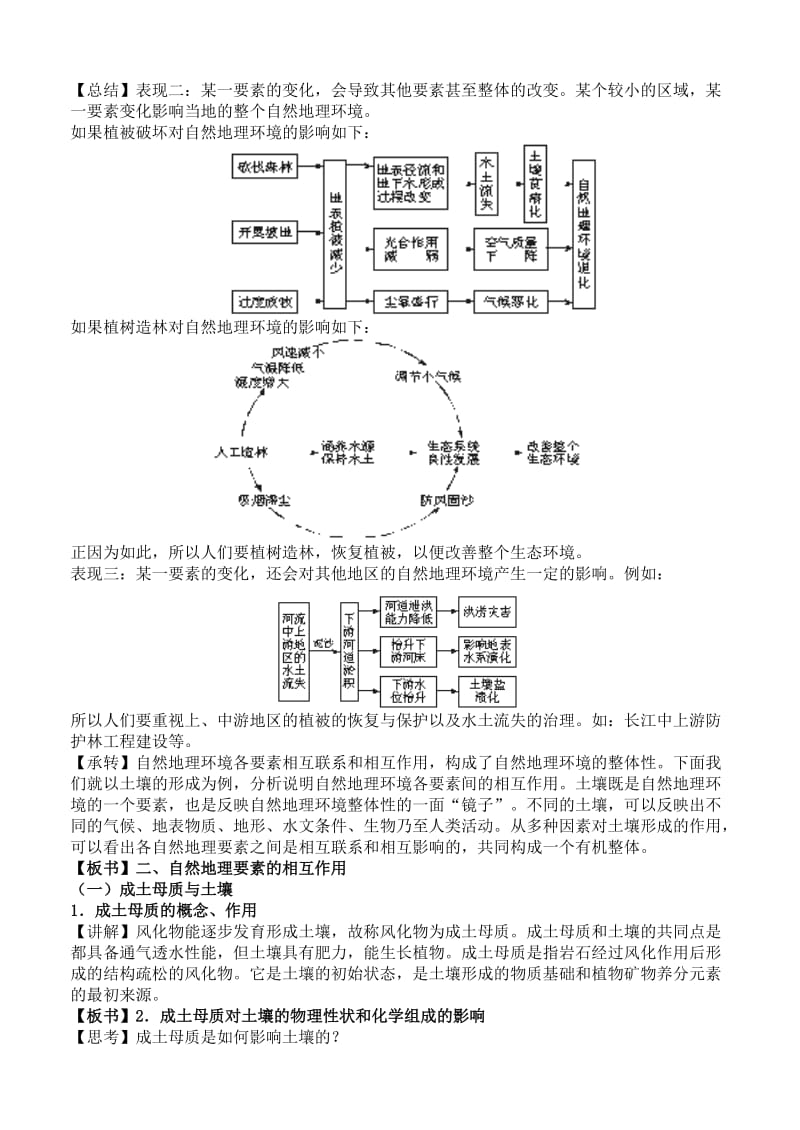 2019-2020年高中地理 3.2 自然地理环境的整体性教案 湘教版必修1.doc_第2页