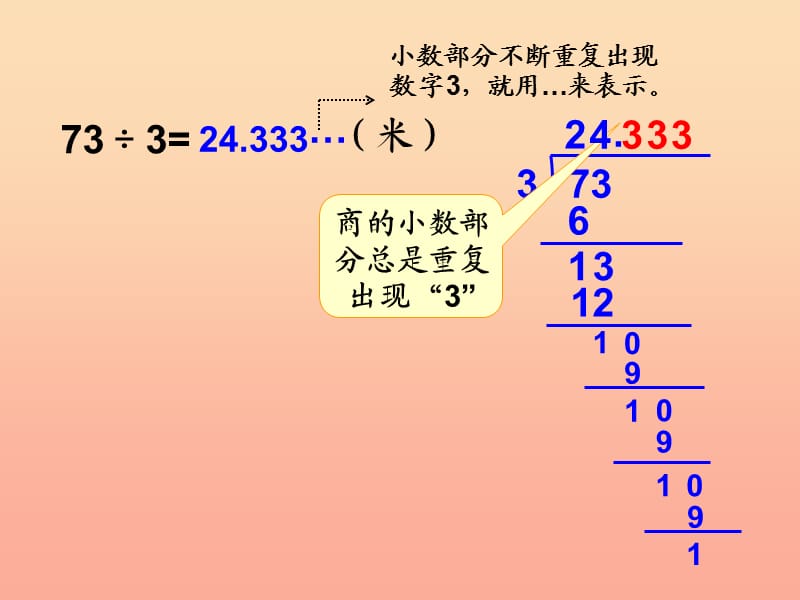 五年级数学上册 一 小数除法 5《除得尽吗》教学课件 北师大版.ppt_第3页