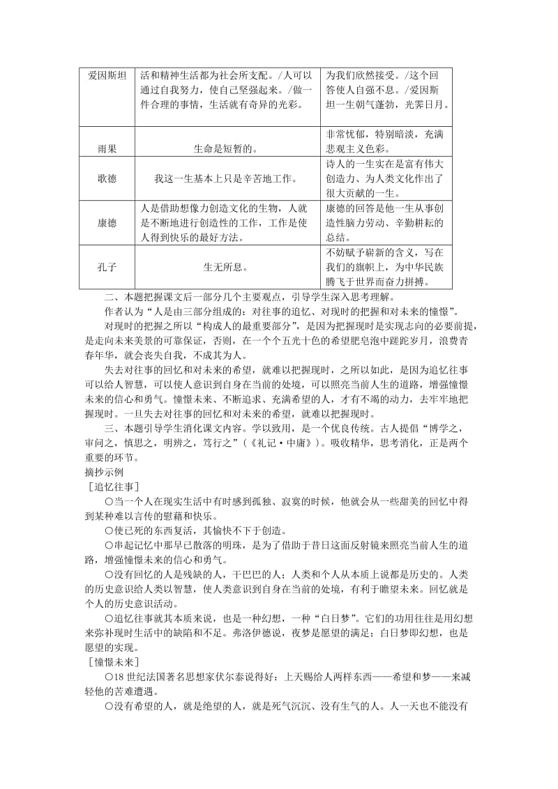 2019-2020年高中语文《人是什么》教案 人教版第五册.doc_第2页