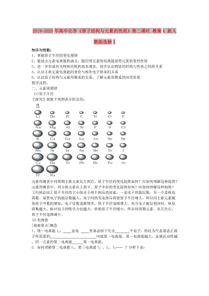 2019-2020年高中化學(xué)《原子結(jié)構(gòu)與元素的性質(zhì)》第二課時(shí) 教案4 新人教版選修3.doc