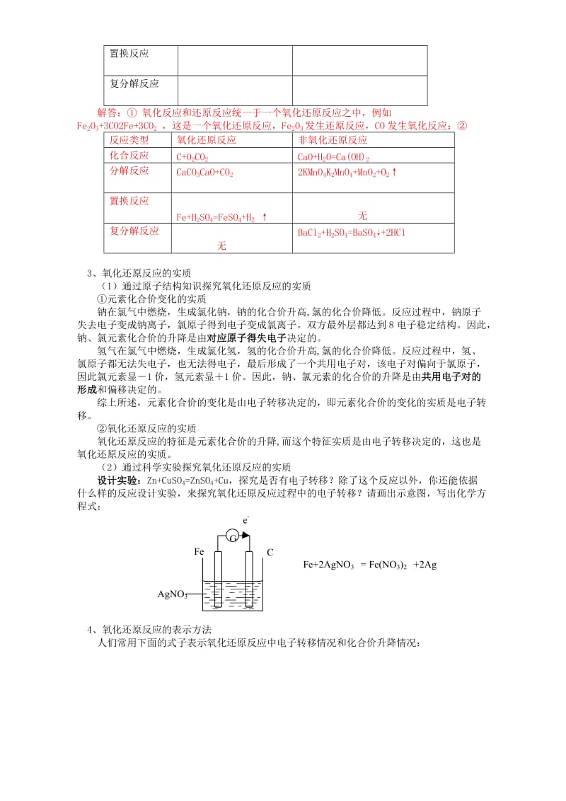 2019-2020年高一化学元素与物质世界 氧化剂和还原剂.doc_第2页