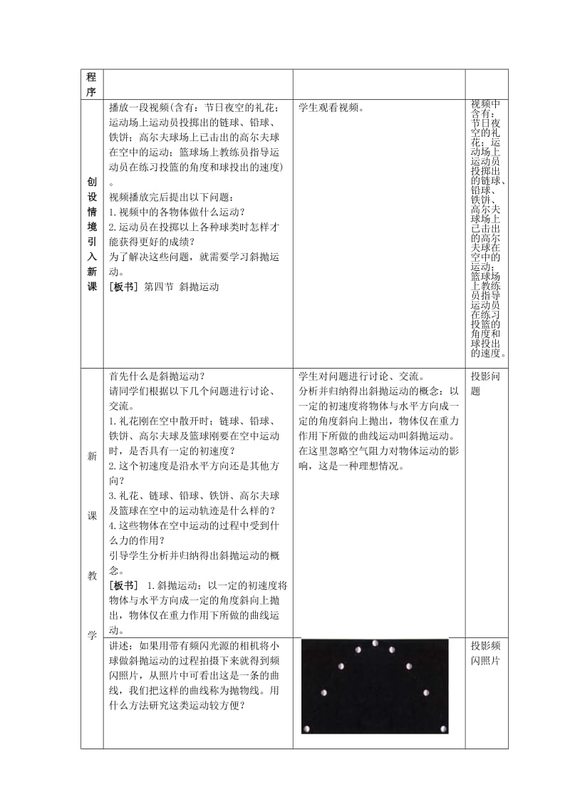 2019-2020年高中物理《斜抛运动》教案2 鲁科版必修2.doc_第2页